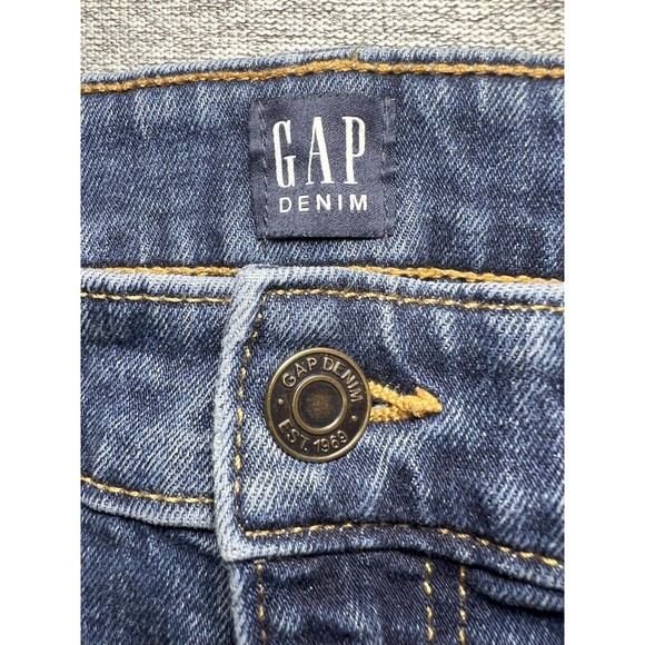 Gap Denim Jeans Women 27 (30x28 Actual) Skinny Regular Fit Medium Mid Rise Blue - Picture 3 of 11